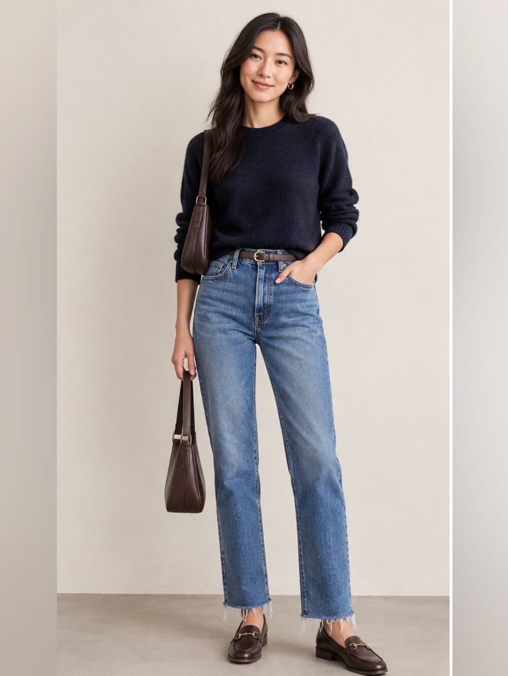 J.Crew High-Rise Full-Length '90s Classic Straight-Fit Jean